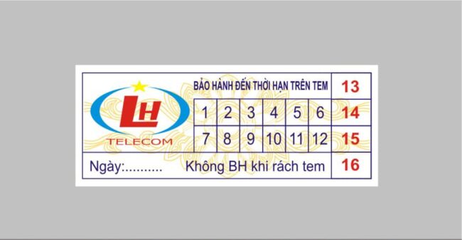 Tem Bảo Hành Là Gì? Phân Loại, Công Dụng Của Tem Bảo Hành 35 Mẫu tem bảo hành đẹp