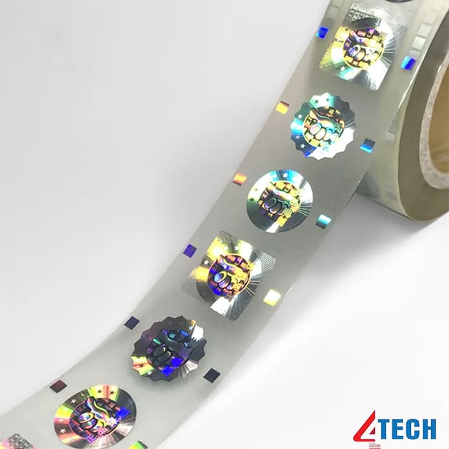 Tem cuộn hologram là gì? In tem cuộn hologram giá rẻ HCM 20 Tem cuộn có nhiều ưu điểm phù hợp với các thiết bị dán tem hơn tờ rời