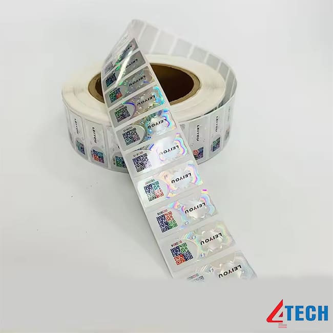 Tem cuộn hologram là gì? In tem cuộn hologram giá rẻ HCM 19 Chất liệu in tem cuộn hologram công nghệ laser