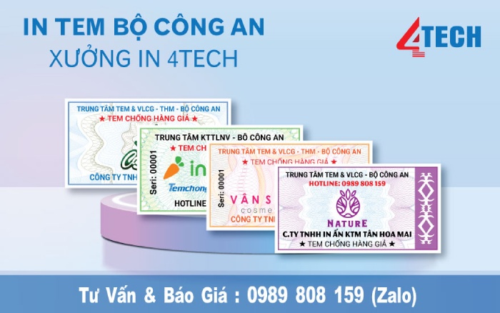 Tem chống hàng giả giá bao nhiêu? Bảng giá chi tiết các loại 8 tem chống hàng giả giá bao nhiêu