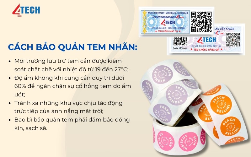 Quy định về dán tem chống hàng giả và cách bảo quản tem 12 quy định về dán tem chống hàng giả
