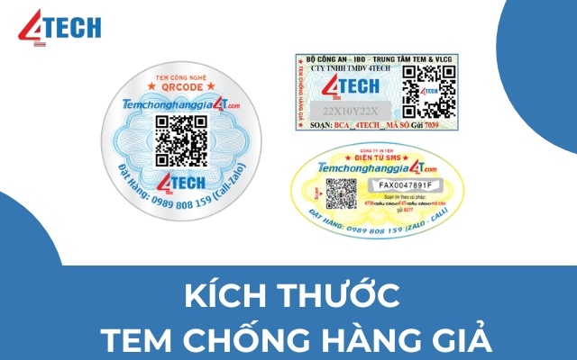 Top 3 hình dạng và kích thước tem chống hàng giả cơ bản 13 kích thước tem chống hàng giả