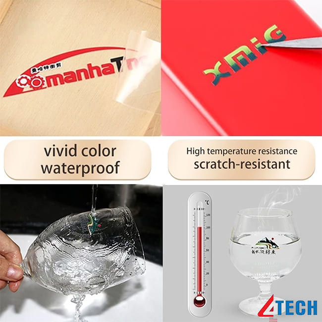 Dịch vụ in UV DTF TPHCM giá rẻ, tiết kiệm chi phí 101 Tem dán uv dtf rất bền màu trong nhiều điều kiện thời tiết