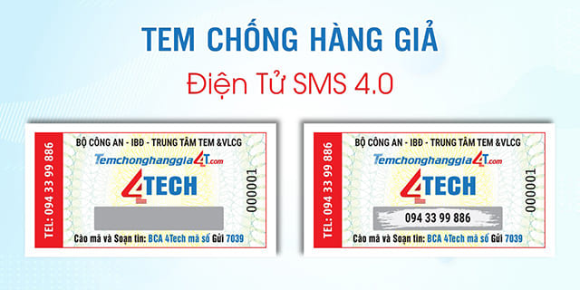 Tem bộ công an điện tử SMS