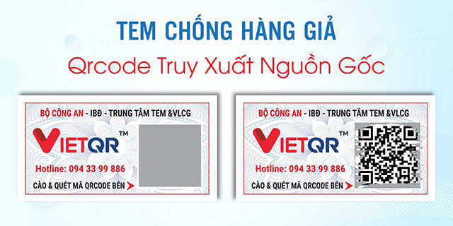 Tem bộ công an truy xuất nguồn gốc