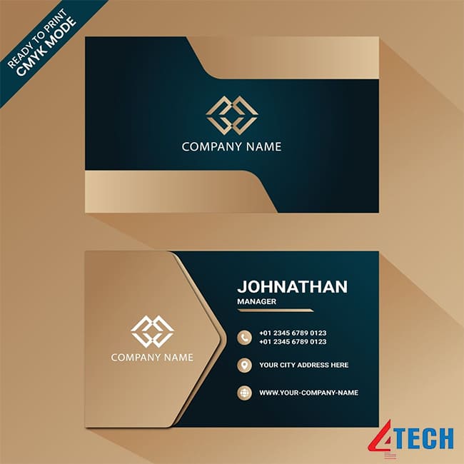 25+ Mẫu card visit Giám đốc - CEO - Trưởng phòng sang trọng 46 Card visit giám đốc