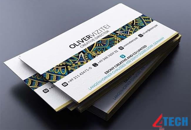 Mẫu card visit công ty Đẹp, Chuyên nghiệp, In giá rẻ 41 Mẫu card visit công ty đồ họa