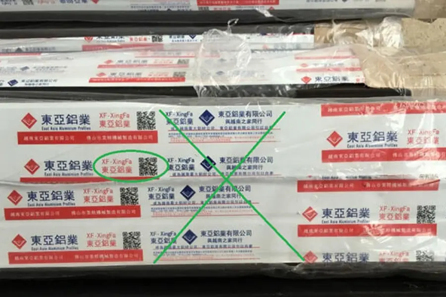 Cách phân biệt cửa nhôm Xingfa thật giả Đơn giản & Hiệu quả 28 tem-chong-hang-gia-nhom-xingfa-1