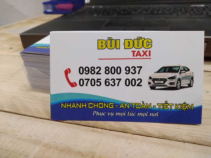 Mẫu card visit taxi chuyên nghiệp cho dịch vụ vận tải & cho thuê xe 13 card-visit-taxi