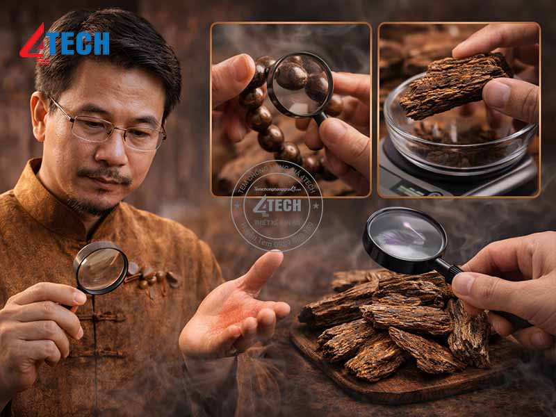 7 Cách phân biệt trầm hương thật giả chính xác năm 2026 27 cach phan biet tram huong that gia 4tech 9