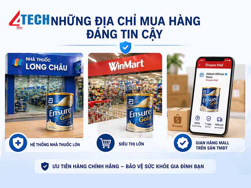 phan biet sua ensure that gia 4tech 7