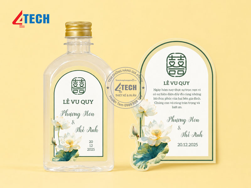Tem dán chai nước| Chọn chất liệu và thiết kế chuẩn? 23 tem dan chai nuoc 4tech 8
