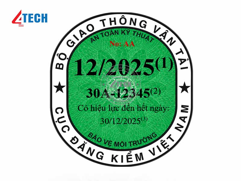 Tem xe điện là gì? Đừng nhầm tem kiểm định và tem trang trí 15 tem xe dien 4tech 7